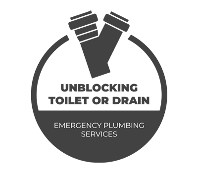 Unblocking Toilet or drain, emergency services