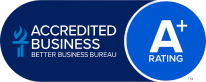 BBB Accredited Business A+ rating