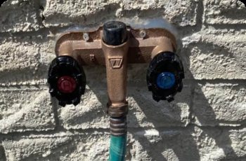 Hot Water Tap Outside